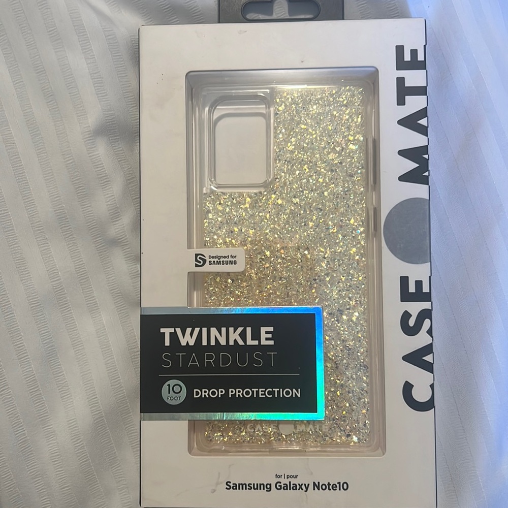 Samsung note 10 case, color: Twinkle Stardust